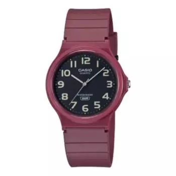 Часы Casio Waterproof Fashion Stylish Analog Watch 'Purple Red', красный
