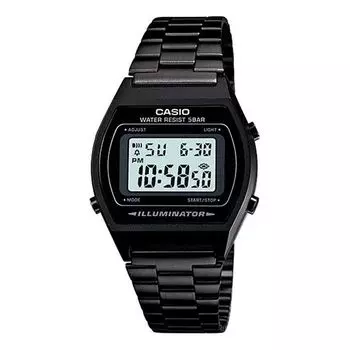 Часы CASIO Waterproof Quartz Sports Analog Mens Black Digital, черный