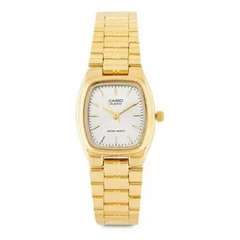 Часы CASIO Waterproof Quartz /White Gold Analog, желтый