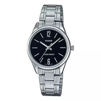 Часы CASIO Waterproof Stainless Steel Strap Quartz Silver Analog, цвет silver