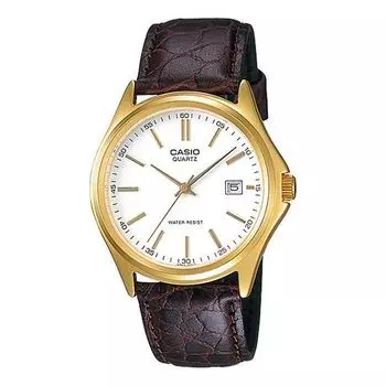 Часы CASIO Waterproof Unisex White Analog, белый