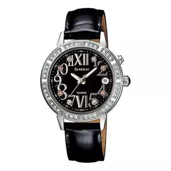 Часы CASIO Waterproofes Black Analog, черный