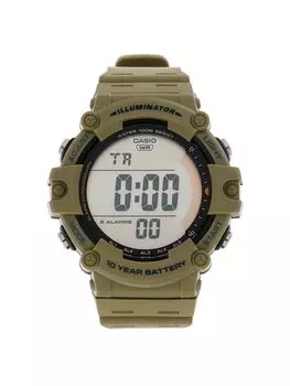 Часы Casio, зеленый