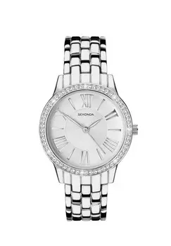 Часы CHARLOTTE ANALOGUE WITH ROUND CASE Sekonda, серебристый
