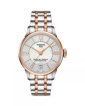 Часы Chemin des Tourelles, 32 мм Tissot, цвет Silver