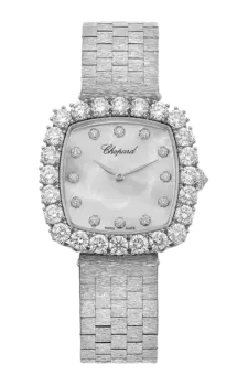 Часы Chopard L'heure du diamant из белого золота с бриллиантами 30,50 мм