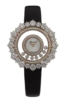 Часы Chopard L'heure du diamant из розового золота с бриллиантами 36,30 мм