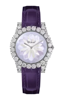 Часы Chopard L'heure du diamant oro bianco с бриллиантами