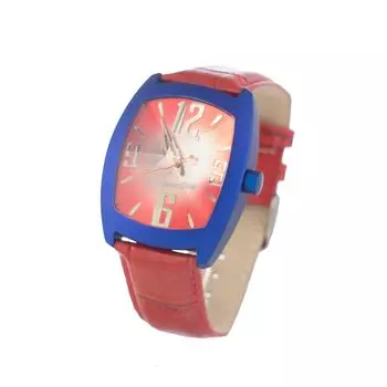 Часы Chronotech LeatherWatch, красный