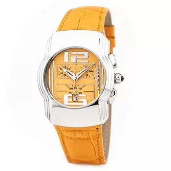 Часы Chronotech LeatherWatch, оранжевый