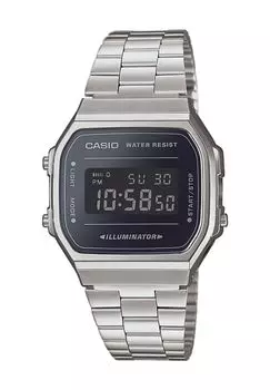 Часы цифровые А168ВЭМ-1ЭФ CASIO, серебро