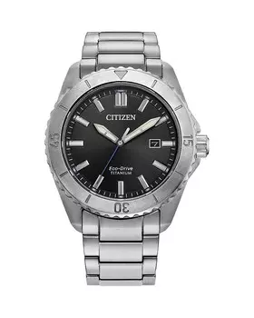 Часы Citizen Eco Drive Weekender Brycen, 41 мм, черный