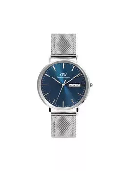 Часы Classic Day Display 40 DW00100833 Daniel Wellington, серебряный