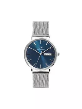 Часы Classic Day Display 40 DW00100833 Daniel Wellington, серебряный