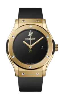 Часы classic fusion original yellow gold 42 мм Hublot