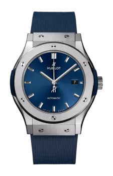 Часы classic fusion titanium blue Hublot