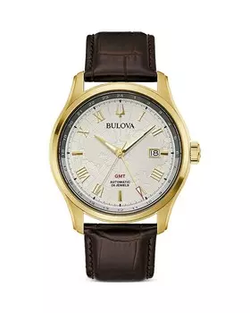 Часы Classic Wilton GMT, 43mm Bulova, белый