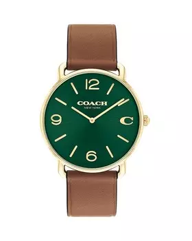 Часы COACH Elliot, 40 мм, зеленый