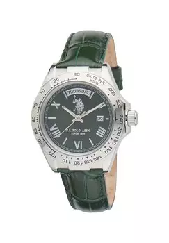 Часы COLTON U.S. Polo Assn., цвет silver green