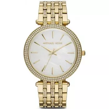 Часы darci mk3219 со стальным перламутровым циферблатом Michael Kors, золото