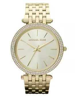 Часы Darci Pav Goldtone с браслетом из нержавеющей стали Michael Kors, золотой