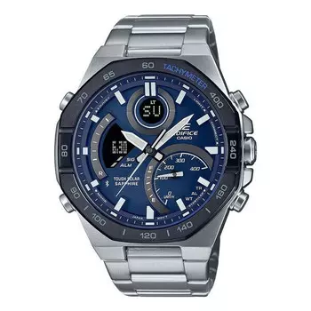 Часы digital-analog 'silver navy' Casio, серебряный