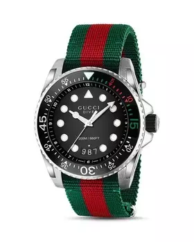 Часы для дайвинга Gucci, 45 мм, мультиколор