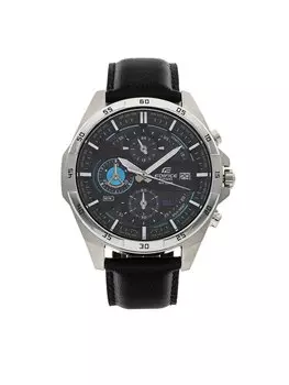 Часы Edifice EFR-556L-1AVUEF Casio, черный/серебряный