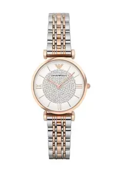 Часы Emporio Armani, цвет серебро/розовое золото
