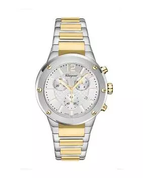 Часы F-80 Chrono Salvatore Ferragamo, цвет two tone/two tone/silver
