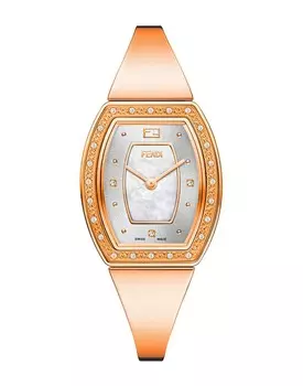 Часы Fendi, розовое золото