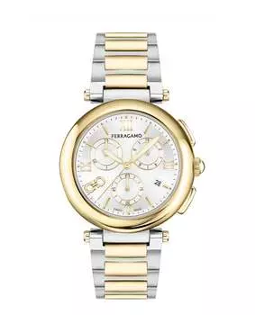 Часы Ferragamo Legacy Salvatore Ferragamo, цвет two tone/two tone/silver