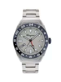Часы Ferragamo SLX GMT из нержавеющей стали FERRAGAMO