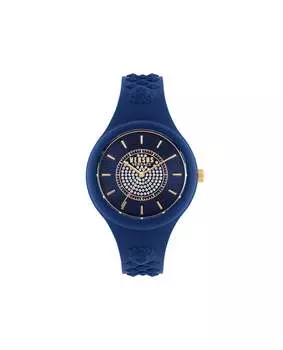 Часы Fire Island с хрустальным ремешком Versus Versace, синий/синий/синий