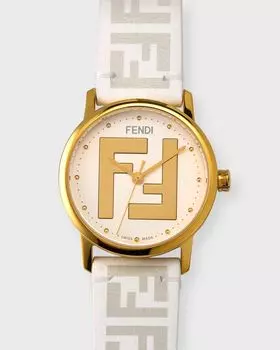 Часы Forever Fendi 29 мм с кожаным ремешком, цвет Bian Oro Bia Grig Ch