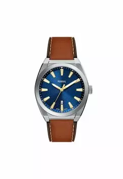 Часы Fossil, коричневый