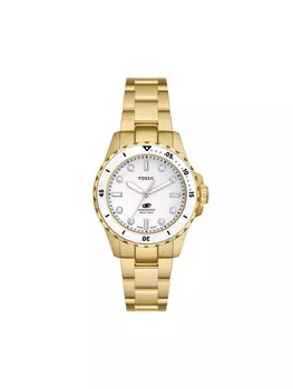 Часы Fossil, золотой