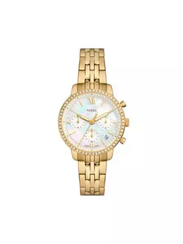 Часы Fossil, золотой