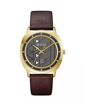 Часы Frank Lloyd Wright Hollyhock House, 39 мм Bulova, цвет Gray