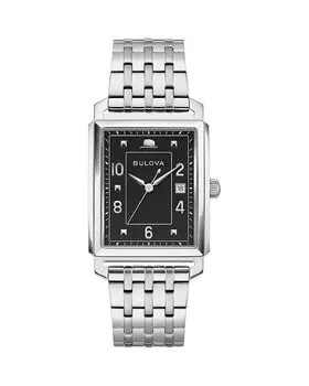 Часы Frank Sinatra The Very Thought of You, 45 мм x 30 мм Bulova, черный