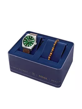 Часы FS6080SET Fossil, коричневый