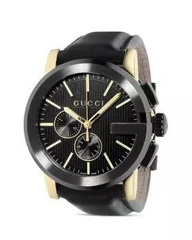 Часы G-Chrono, 44 мм Gucci, цвет Black