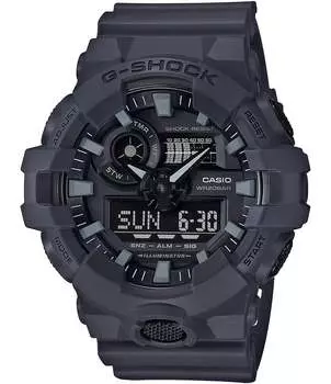 Часы G-Shock Grey Ana-Digi с полимерным ремешком, серый