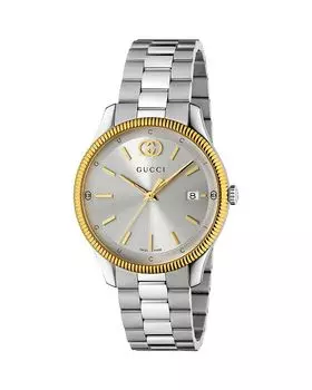 Часы G-Timeless, 38 мм Gucci, серебряный