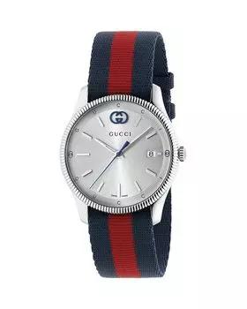 Часы G-Timeless, 38 мм Gucci, серебряный