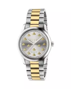 Часы G-Timeless Bee, 38 мм Gucci, цвет Silver