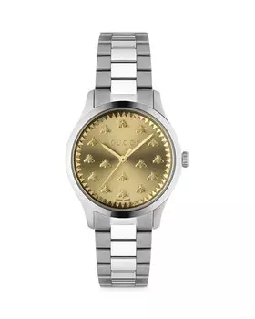 Часы G-Timeless Multibee, 32 мм Gucci, цвет Gold