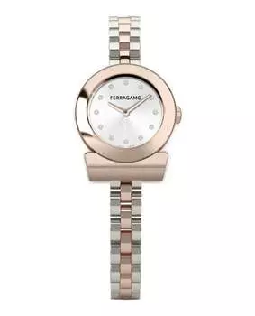 Часы Gancini Salvatore Ferragamo, цвет two tone/two tone/silver