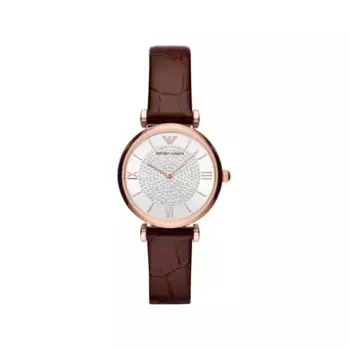 Часы Gianni с Т-образной планкой Emporio Armani, коричневый