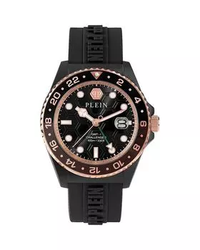 Часы GMT-I Challenger, 44 мм PHILIPP PLEIN, цвет Black